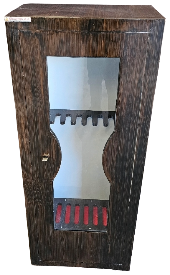 "* - 10 TÜFEKLİK KIRILMAYA KARŞI YÜKSEK GÜVENLİKLİ CAMLI TÜFEK KASASI 150x60x34cm 100kğ ( 2999€ )+KDV ADRESE TESLİM