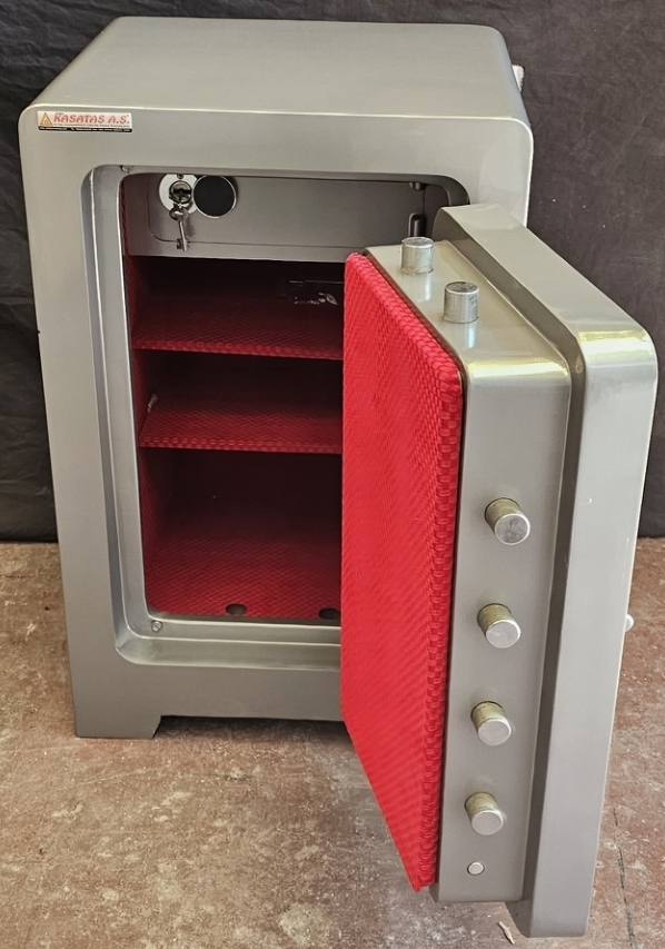 "          007HARUNELİPS7CM EV VE OFİS TİPİ YÜKSEK GÜVENLİKLİ ELİPS 7 CM TAM ZIRHLI PARMAK İZLİ ELEKTRONİK ŞİFRELİ VE ANAHTARLI ÇELİK PARA KASASI 80*55*55CM 400KĞ ( 2399€ )+KDV