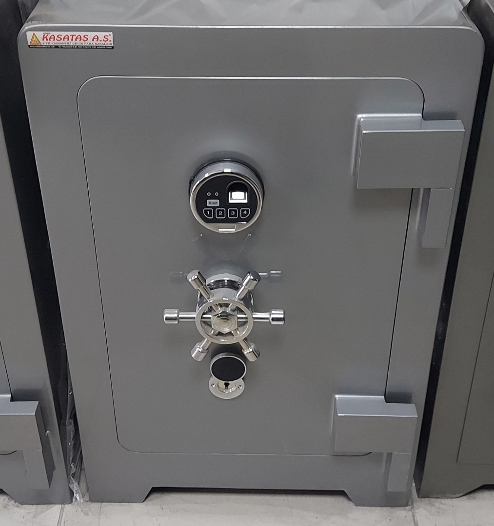"          007HARUNELİPS7CM EV VE OFİS TİPİ YÜKSEK GÜVENLİKLİ ELİPS 7 CM TAM ZIRHLI PARMAK İZLİ ELEKTRONİK ŞİFRELİ VE ANAHTARLI ÇELİK PARA KASASI 80*55*55CM 400KĞ ( 2399€ )+KDV