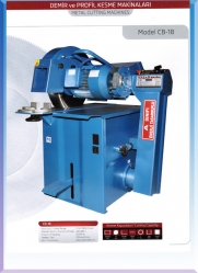 CD 18 - 10 HP MOTOR 520*4*40 TESTERE TAŞLI DEMİR PROFİL KESME MAKİNALARI ( 3111€ )+KDV ADRESE TESLİM