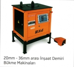 GÇMKSN 22mm 38 mm arası inşaat demiri bükme makinası