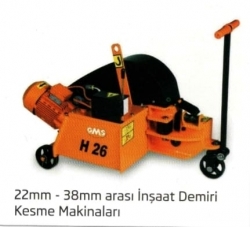 GÇMKSN 22mm 38 mm arası inşaat demiri kesme makinası