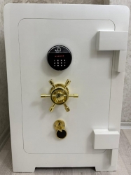 "          007HARUNELİPS7CM EV VE OFİS TİPİ YÜKSEK GÜVENLİKLİ ELİPS 7 CM TAM ZIRHLI PARMAK İZLİ ELEKTRONİK ŞİFRELİ VE ANAHTARLI ÇELİK PARA KASASI 80*55*55CM 400KĞ ( 2399€ )+KDV