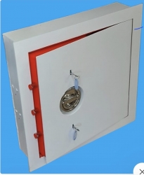 060G VİLLA TİPİ GÖMME KIRMA KOLLU 2 ANAHTARLI ANKASTRE DUVAR KASASI 60*60*14CM ( 599€ )+KDV